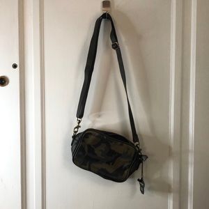 Margot Camo Genuine Leather Crossbody Bag